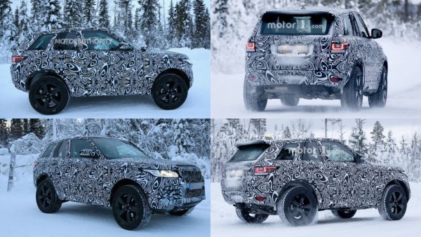 В сеть слили шпионские фото нового внедорожника Land Rover Defender