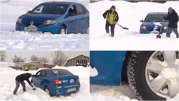 Снежный плен: как выбраться из сугроба на авто