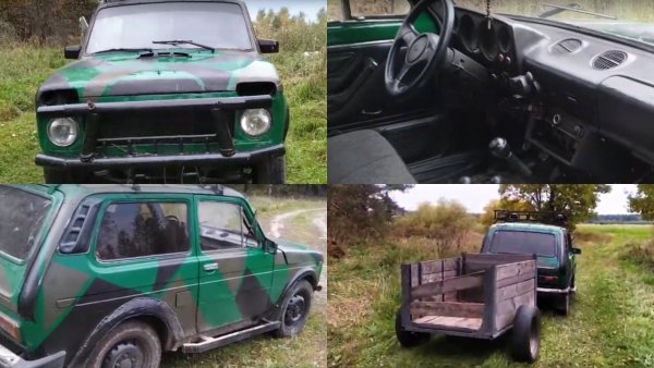 «Ламбы и Тойоты никому не уперлись!»: Блогер восстановил LADA 4x4 за 10 000 рублей